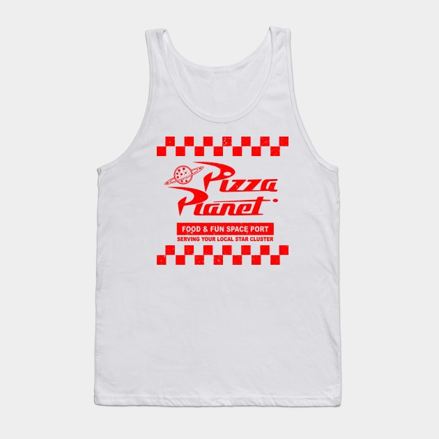 Pizza Planet Lts Tank Top by Alema Art